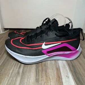 Nike Zoom Fly 4 Black Hyper Violet Mens Running Shoes / Sneakers Size 11